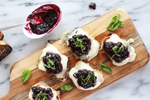 blueberry bruschetta