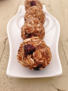 Coconut Cranberry Breakfast Bites