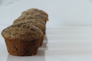 Zucchini, Banana & Flaxseed Muffins  nourishpurely.ca