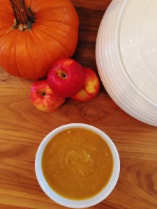 Homemade Healthy Roasted Pumpkin and Apple Soup