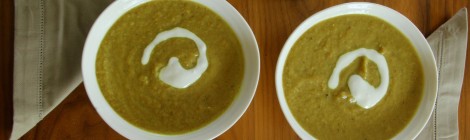 Homemade Healthy Roasted Curried Cauliflower Soup